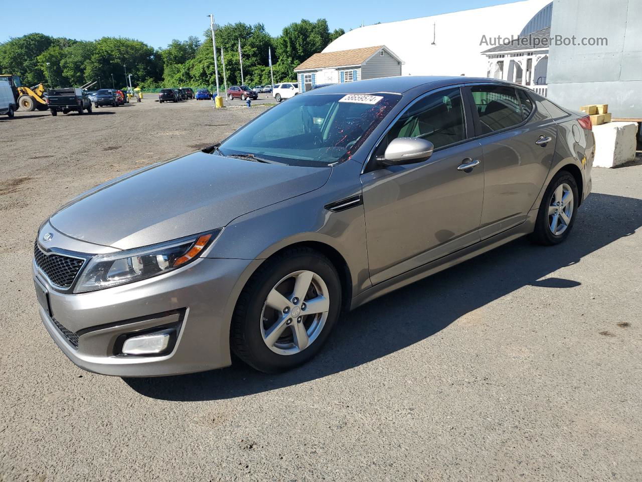 2015 Kia Optima Lx Beige vin: 5XXGM4A7XFG469061