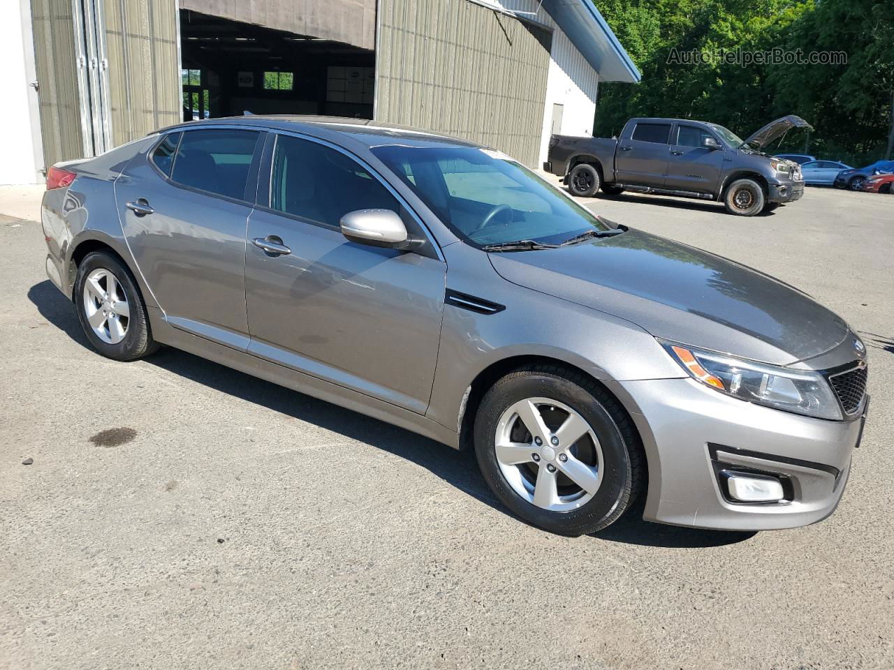 2015 Kia Optima Lx Beige vin: 5XXGM4A7XFG469061