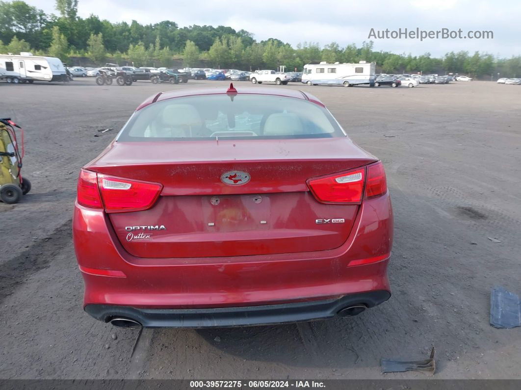 2014 Kia Optima Ex Красный vin: 5XXGN4A70EG281760