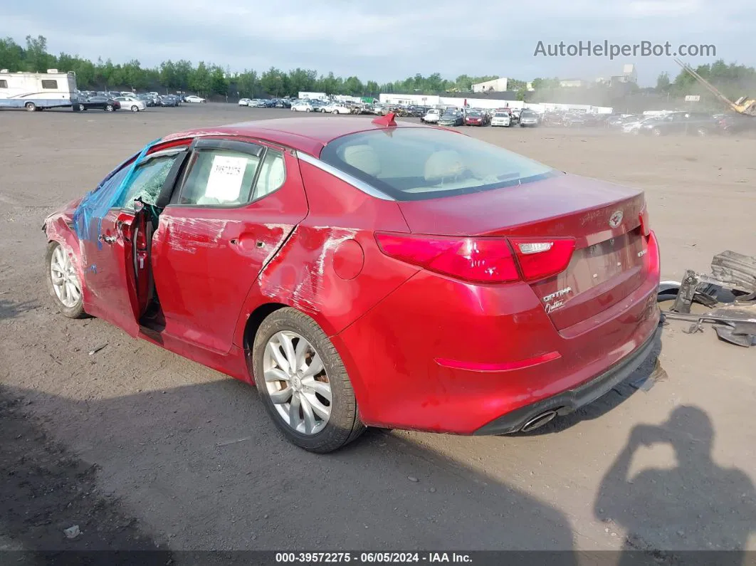 2014 Kia Optima Ex Красный vin: 5XXGN4A70EG281760