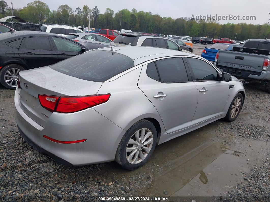 2014 Kia Optima Ex Серебряный vin: 5XXGN4A70EG286330