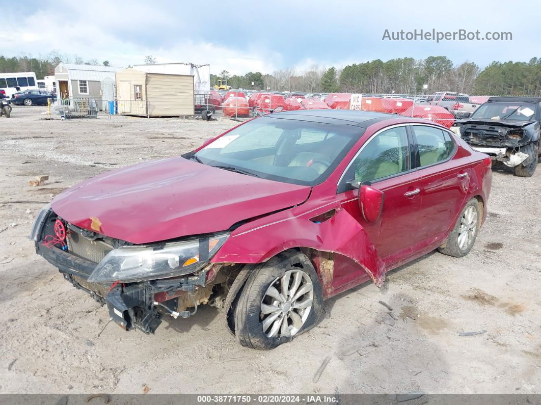 2014 Kia Optima Ex Темно-бордовый vin: 5XXGN4A70EG319472