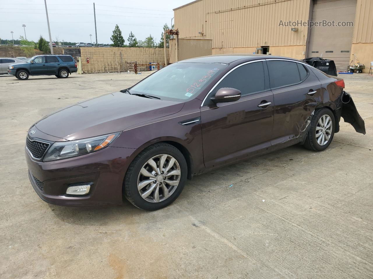 2014 Kia Optima Ex Burgundy vin: 5XXGN4A70EG332769