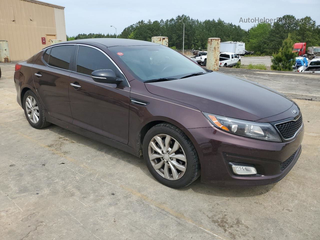 2014 Kia Optima Ex Burgundy vin: 5XXGN4A70EG332769