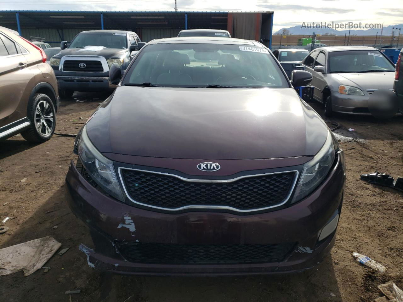 2014 Kia Optima Ex Maroon vin: 5XXGN4A70EG341729