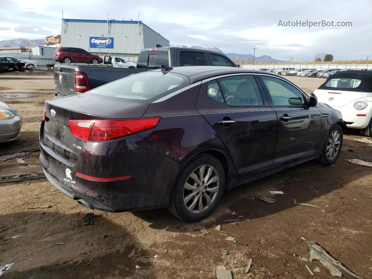 2014 Kia Optima Ex Maroon vin: 5XXGN4A70EG341729