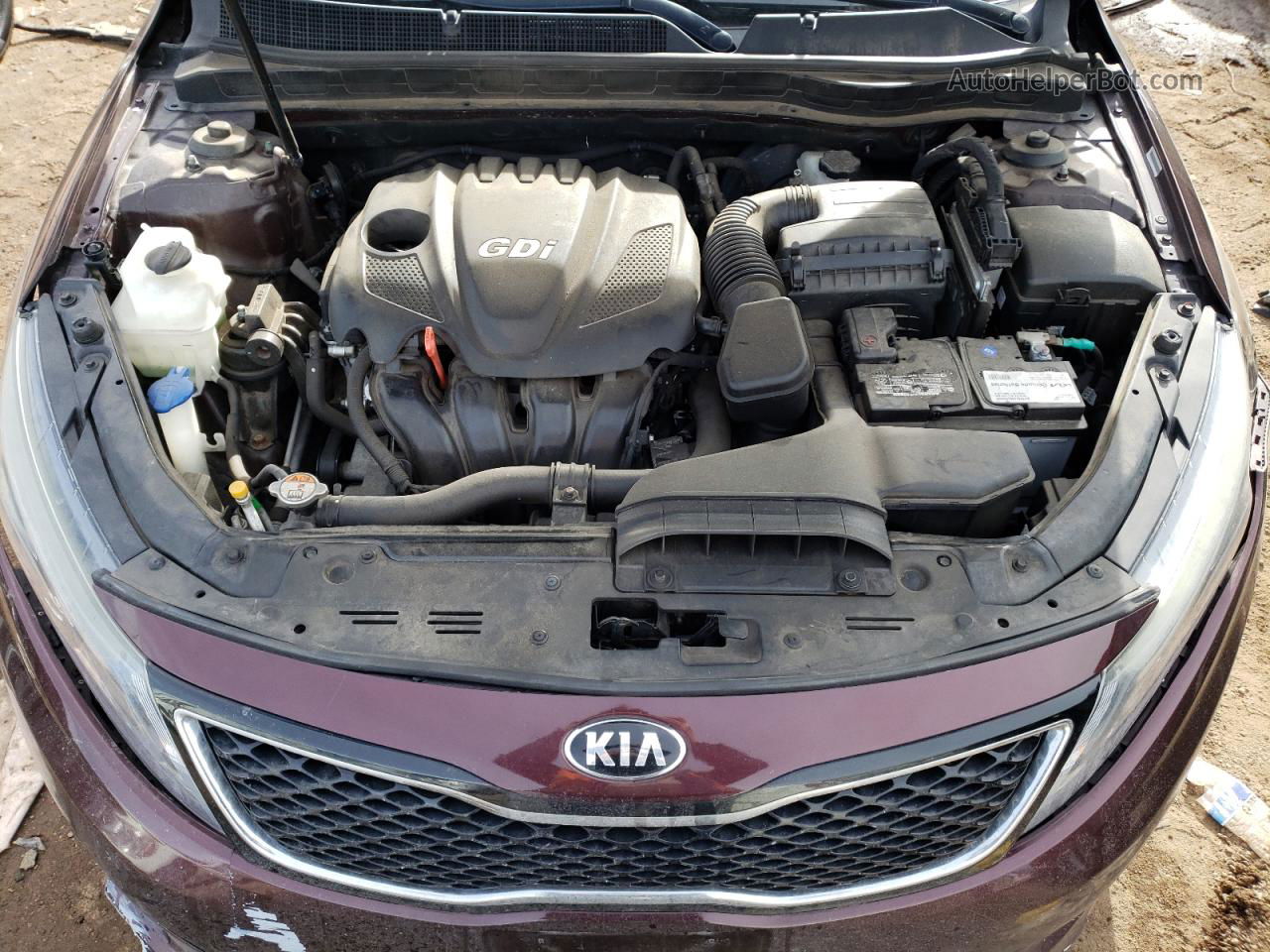 2014 Kia Optima Ex Maroon vin: 5XXGN4A70EG341729