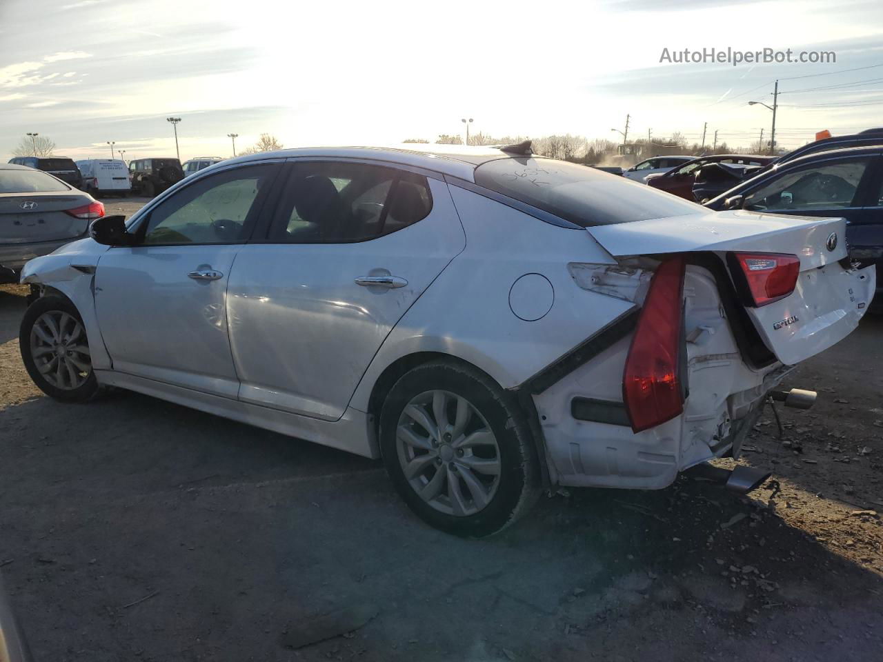 2015 Kia Optima Ex Белый vin: 5XXGN4A70FG365451