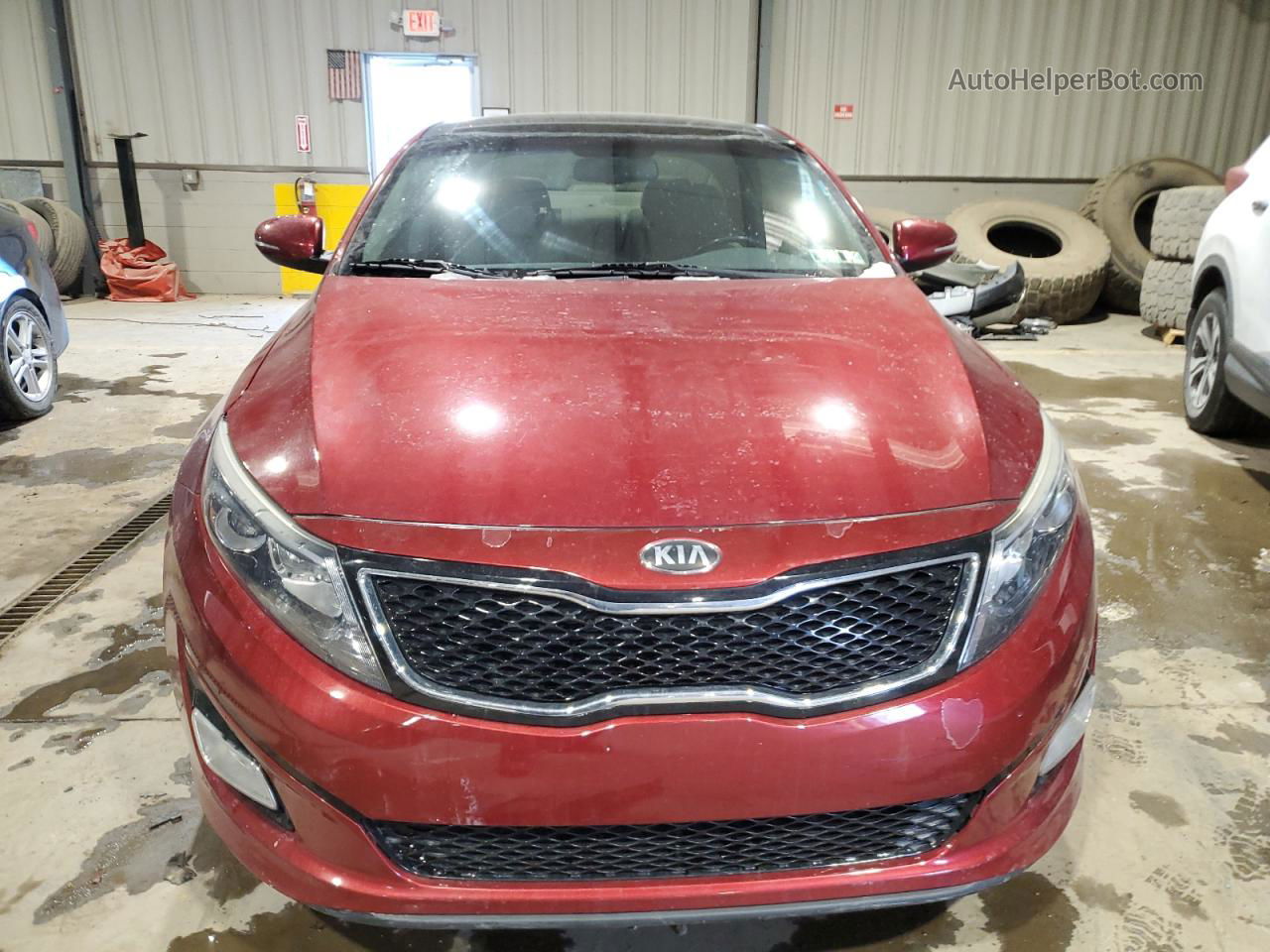 2015 Kia Optima Ex Red vin: 5XXGN4A70FG366373