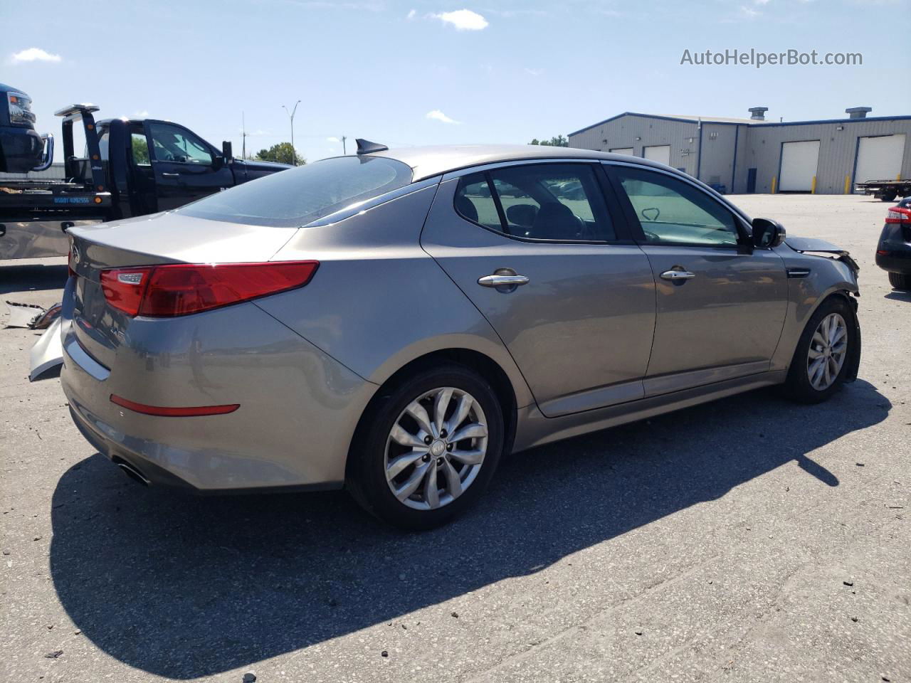 2015 Kia Optima Ex Silver vin: 5XXGN4A70FG375350