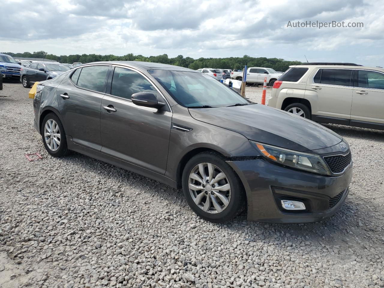 2015 Kia Optima Ex Черный vin: 5XXGN4A70FG400229