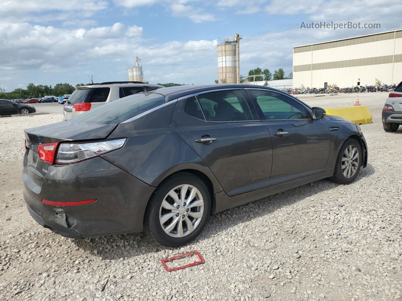 2015 Kia Optima Ex Черный vin: 5XXGN4A70FG400229