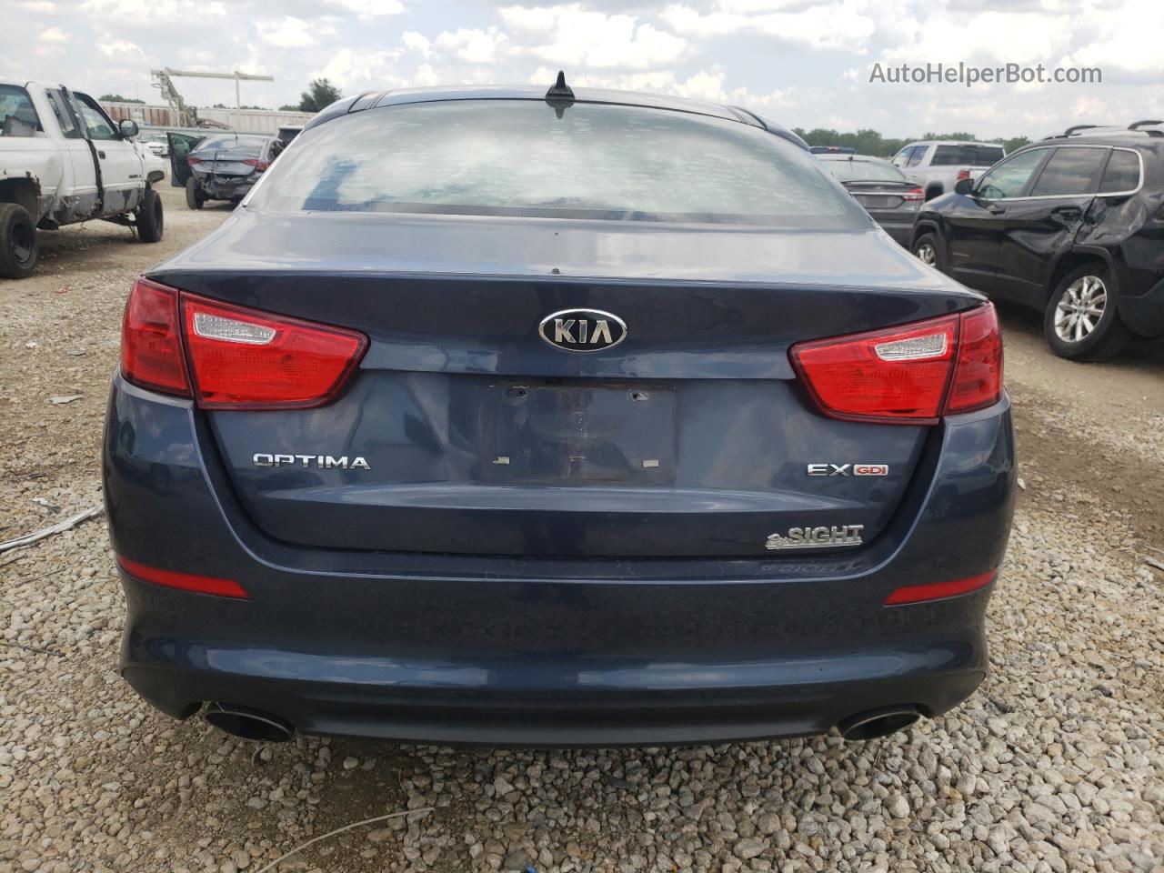 2015 Kia Optima Ex Blue vin: 5XXGN4A70FG418679