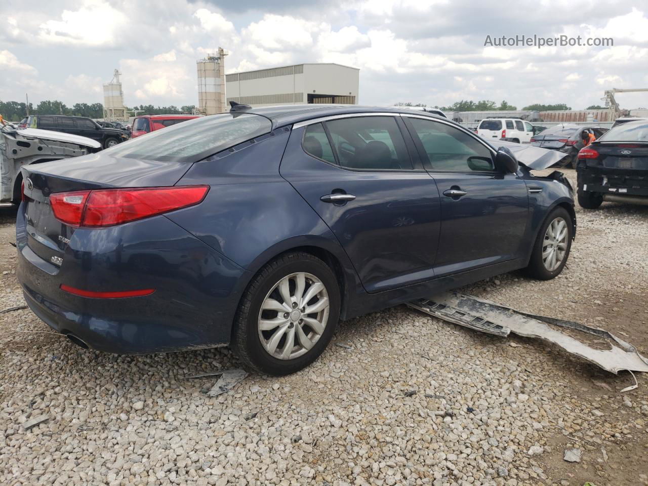 2015 Kia Optima Ex Синий vin: 5XXGN4A70FG418679