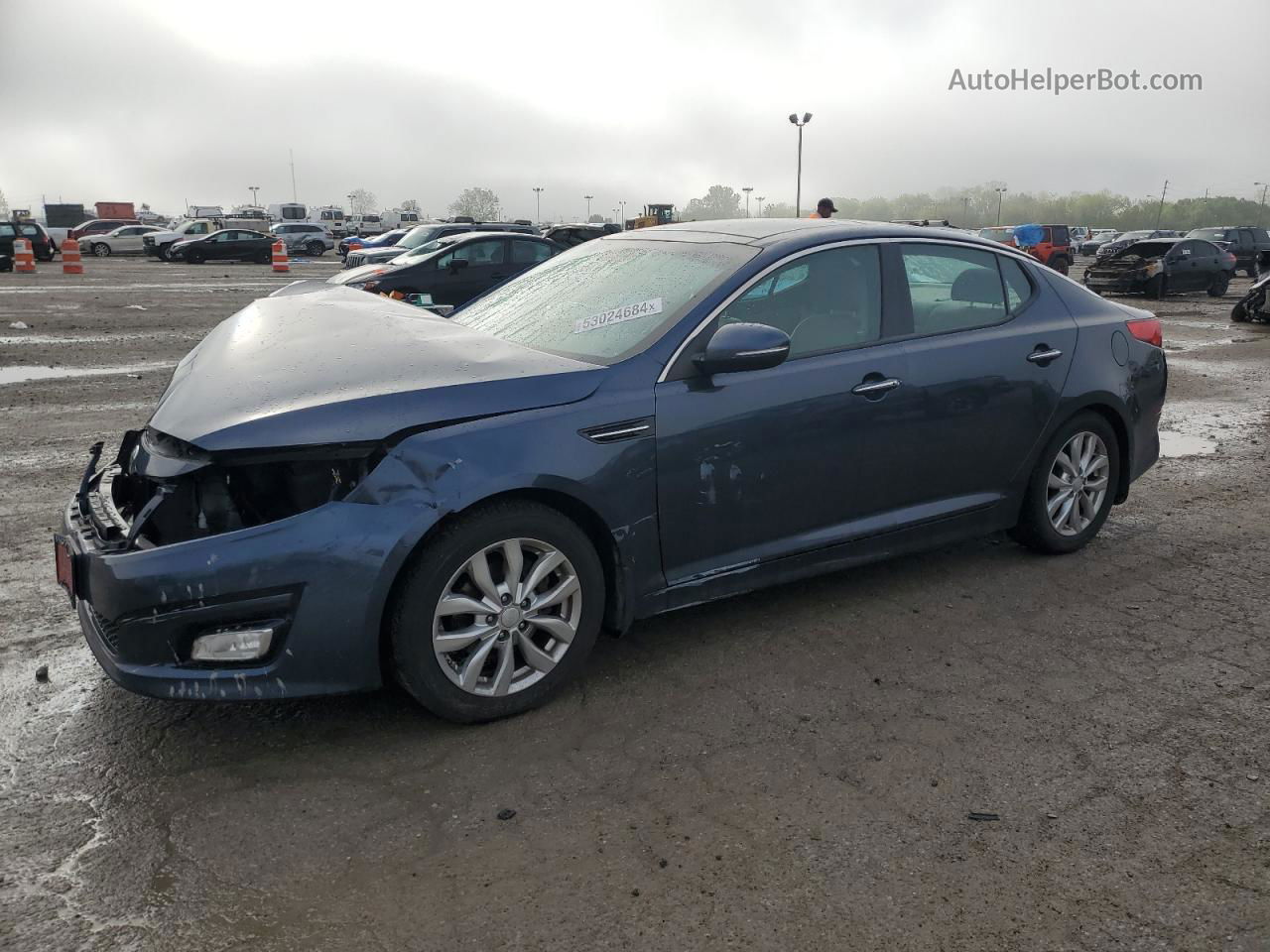 2015 Kia Optima Ex Blue vin: 5XXGN4A70FG450757