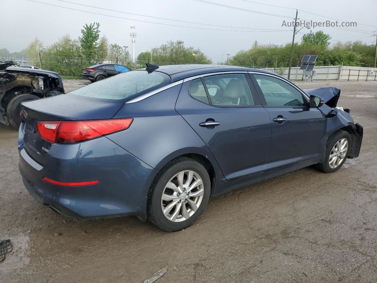 2015 Kia Optima Ex Blue vin: 5XXGN4A70FG450757