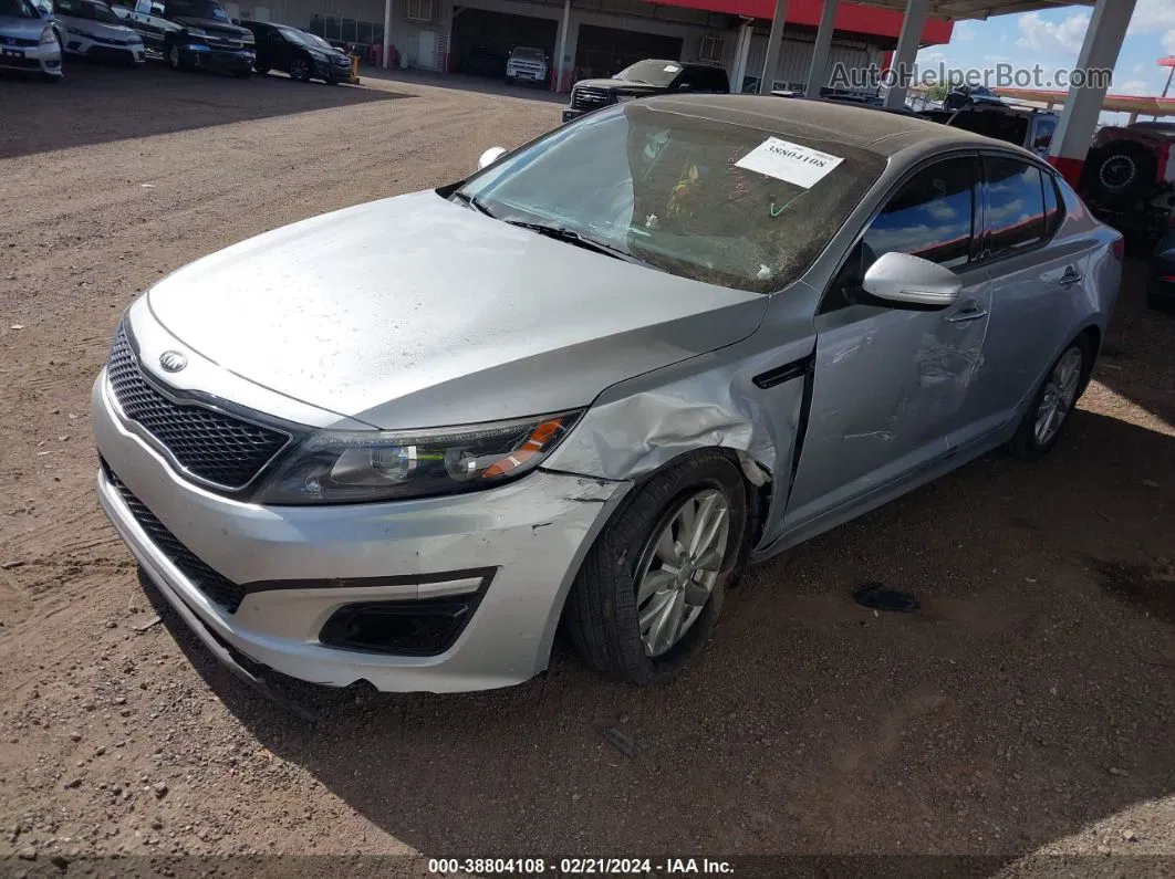 2015 Kia Optima Ex Silver vin: 5XXGN4A70FG501299