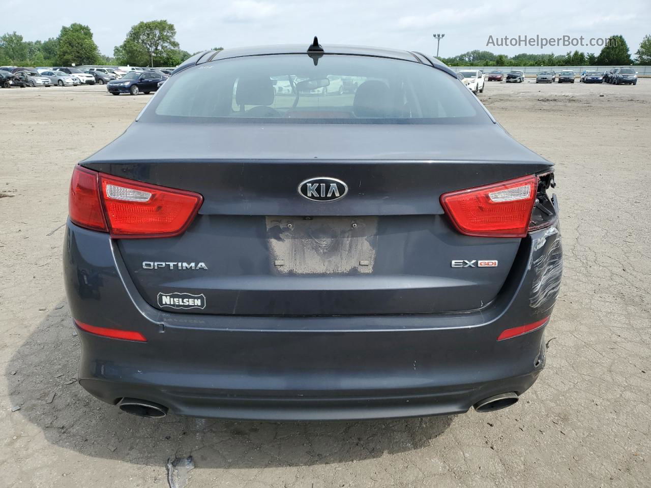 2015 Kia Optima Ex Gray vin: 5XXGN4A70FG508124