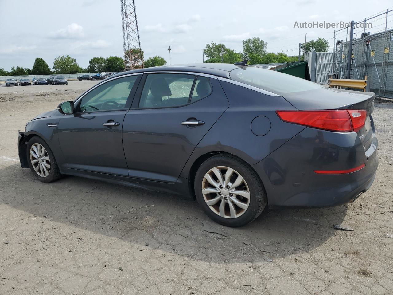 2015 Kia Optima Ex Gray vin: 5XXGN4A70FG508124