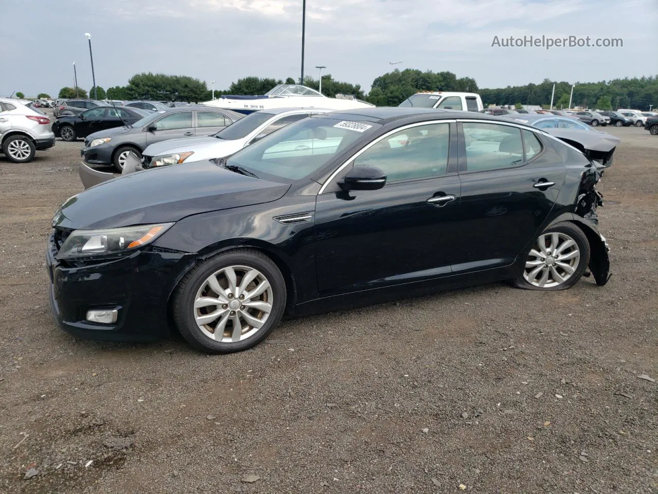 2014 Kia Optima Ex Black vin: 5XXGN4A71EG298356