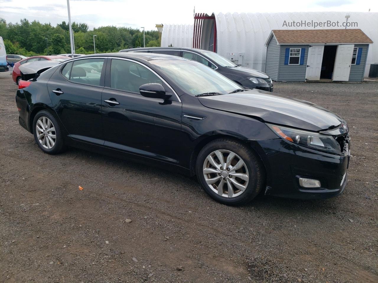 2014 Kia Optima Ex Black vin: 5XXGN4A71EG298356