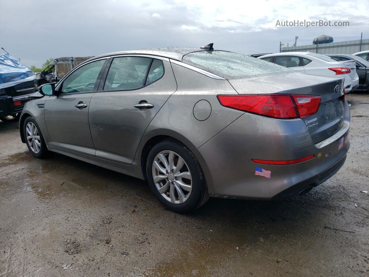 2015 Kia Optima Ex Gray vin: 5XXGN4A71FG479765