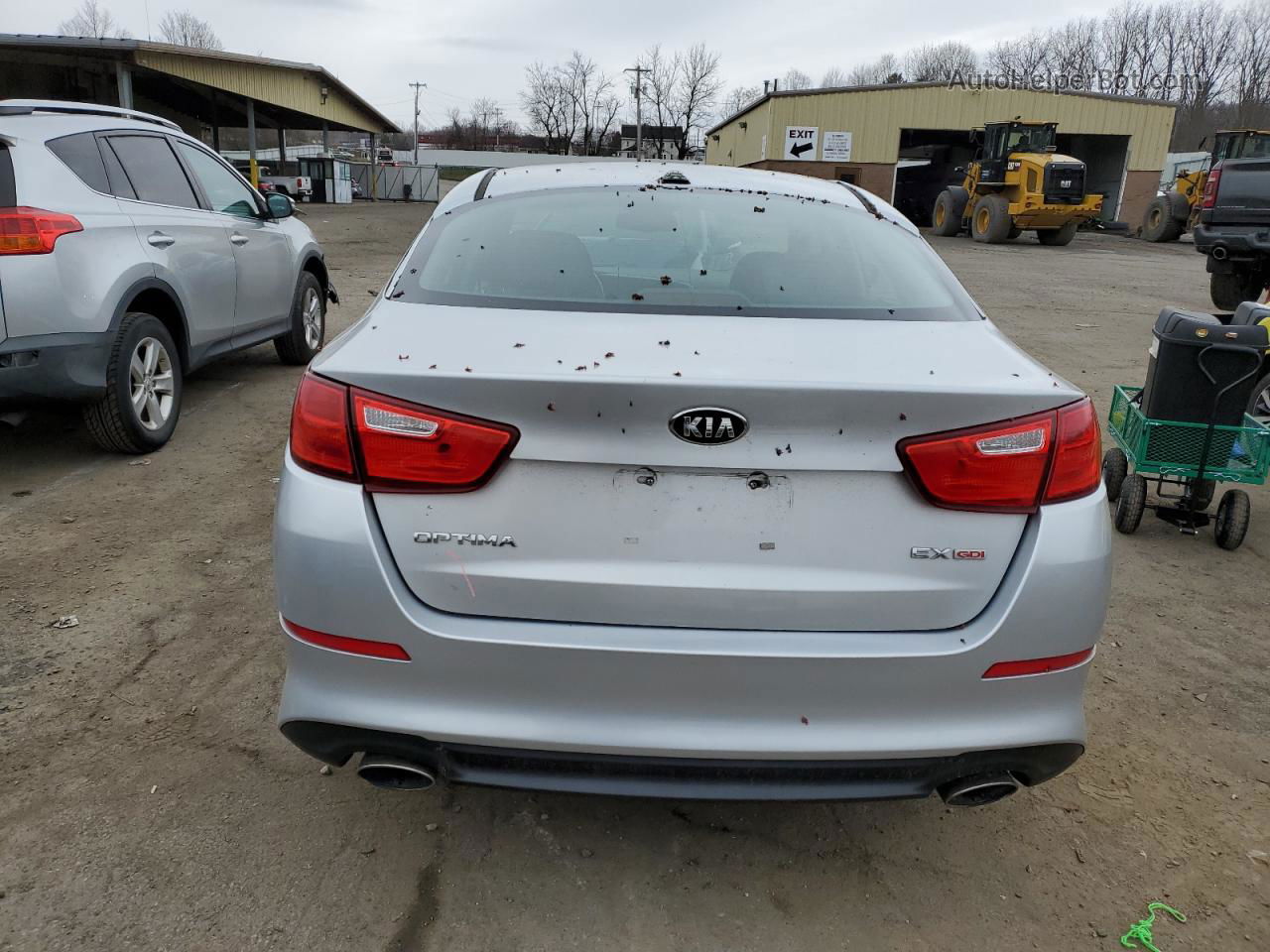 2015 Kia Optima Ex Серебряный vin: 5XXGN4A71FG515339