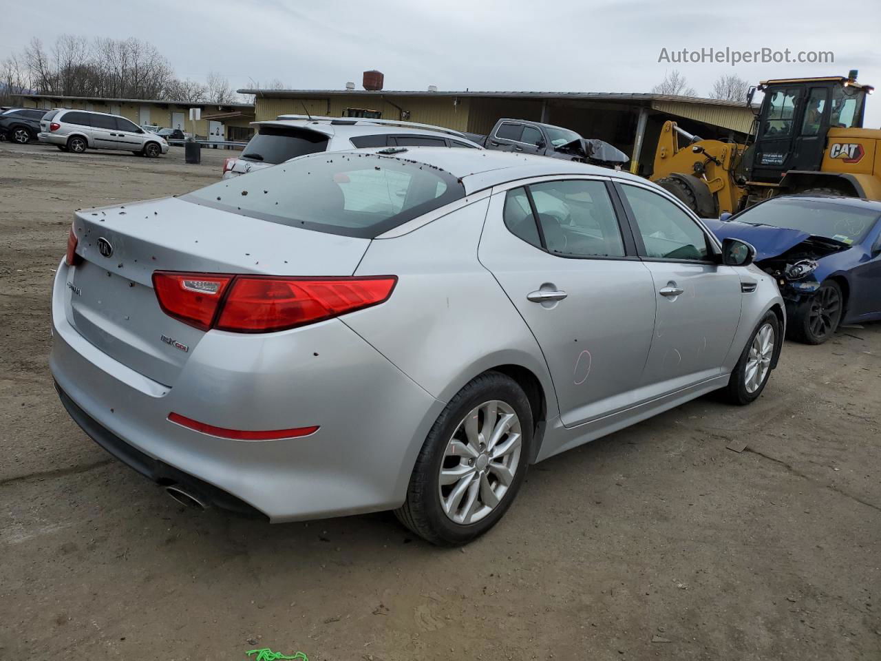 2015 Kia Optima Ex Серебряный vin: 5XXGN4A71FG515339