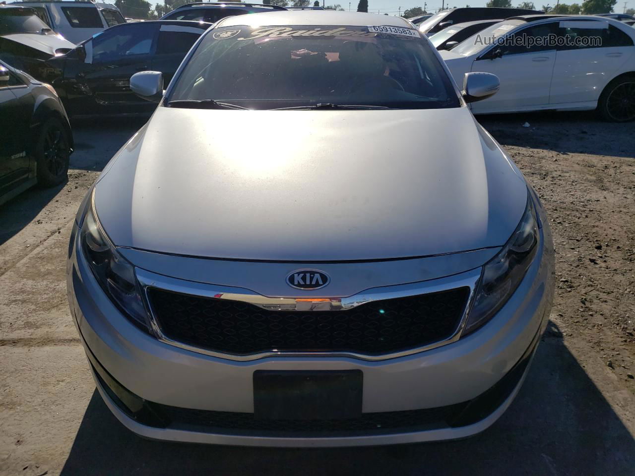 2013 Kia Optima Ex Silver vin: 5XXGN4A72DG157441