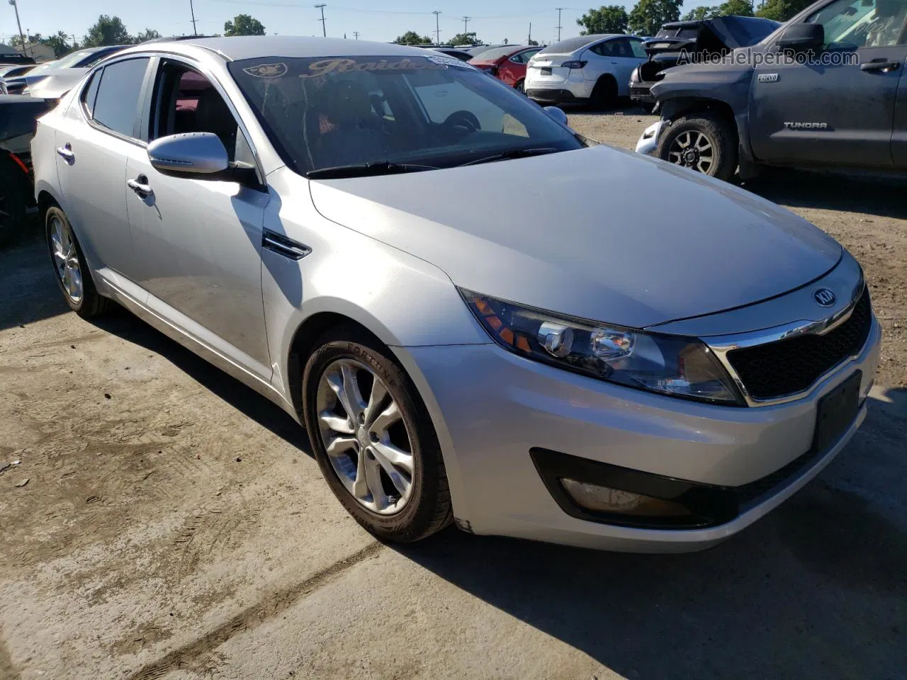 2013 Kia Optima Ex Silver vin: 5XXGN4A72DG157441