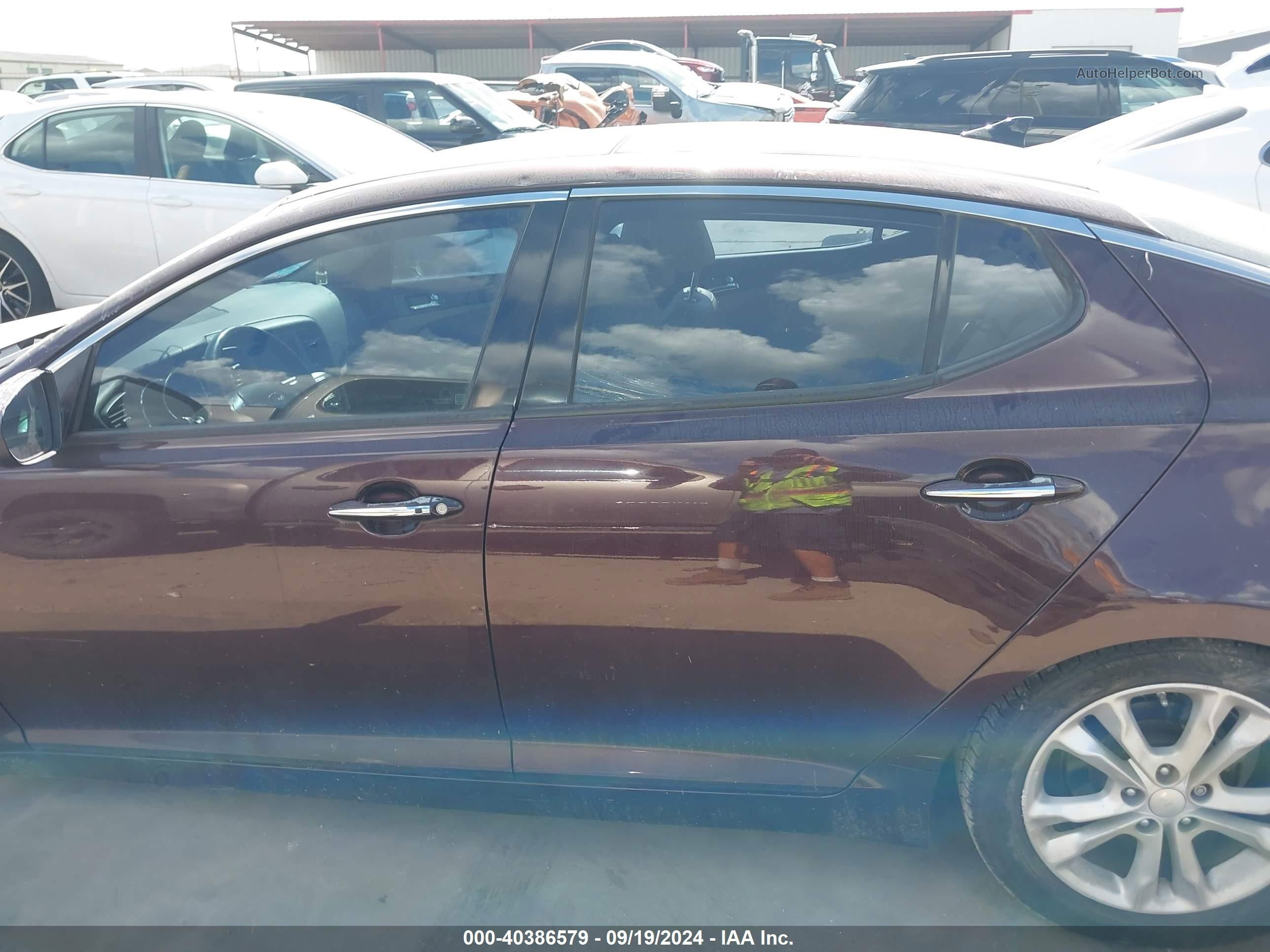2013 Kia Optima Ex Бордовый vin: 5XXGN4A72DG225866