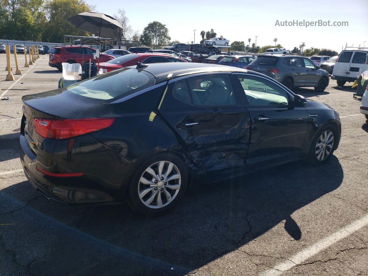 2014 Kia Optima Ex Black vin: 5XXGN4A72EG261414