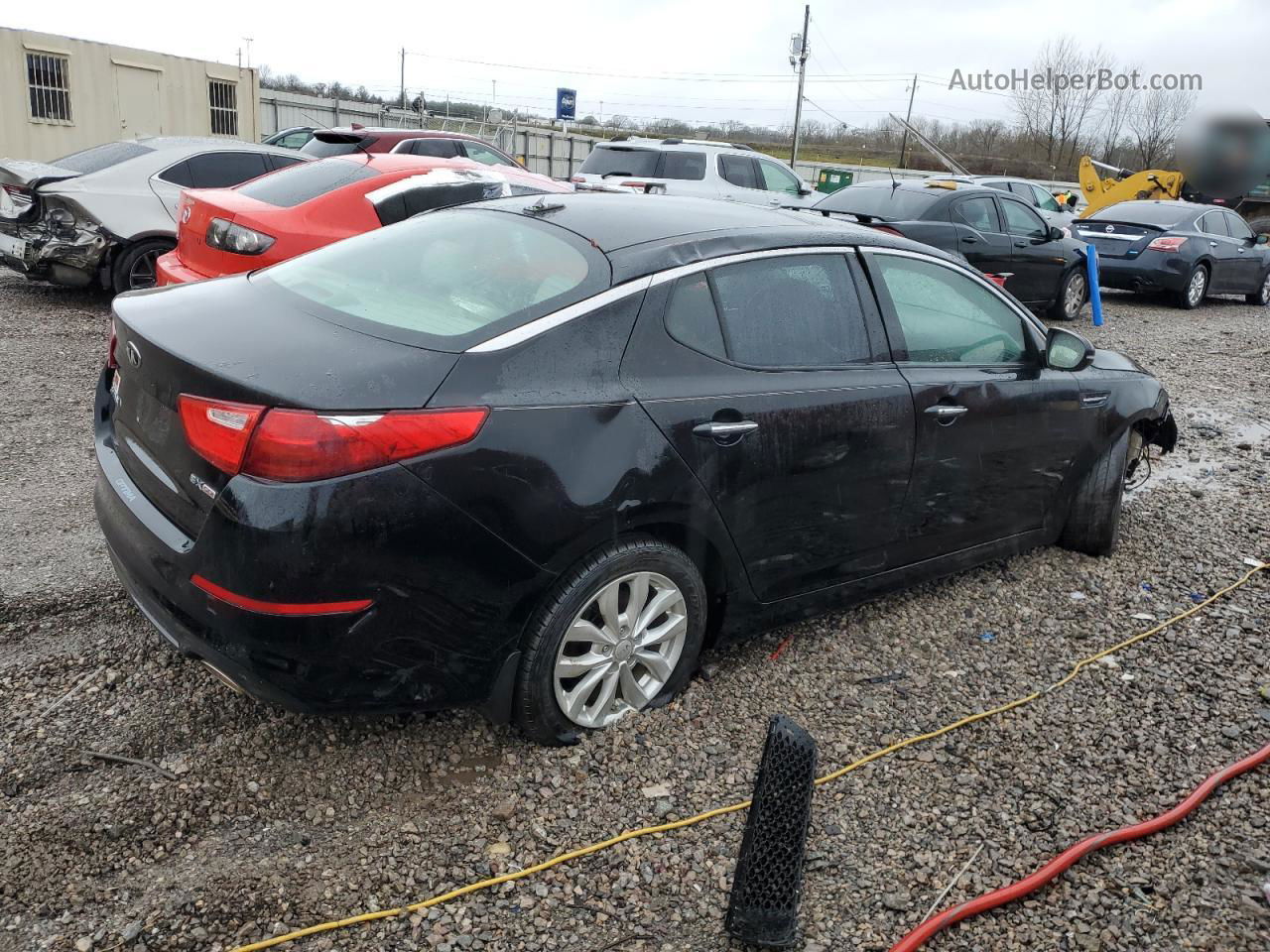 2014 Kia Optima Ex Черный vin: 5XXGN4A72EG287155