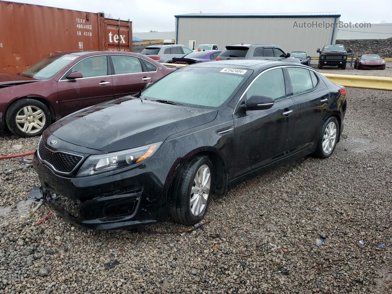 2014 Kia Optima Ex Черный vin: 5XXGN4A72EG287155