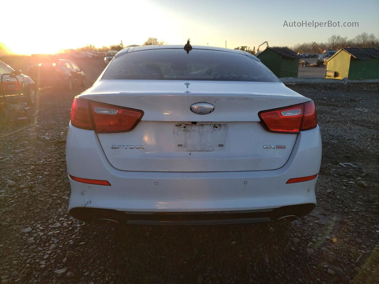 2014 Kia Optima Ex Белый vin: 5XXGN4A72EG292758