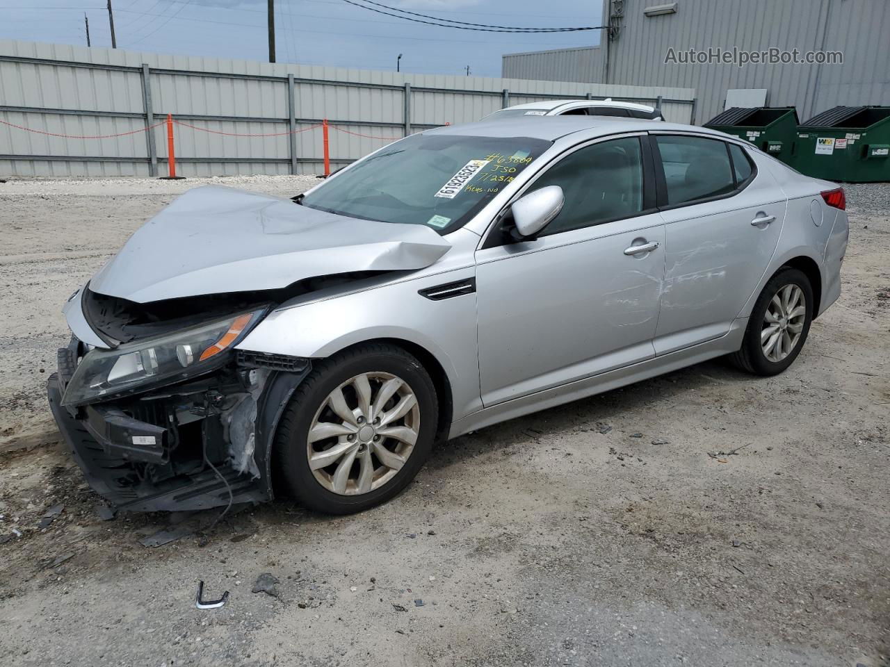 2014 Kia Optima Ex Silver vin: 5XXGN4A72EG296700