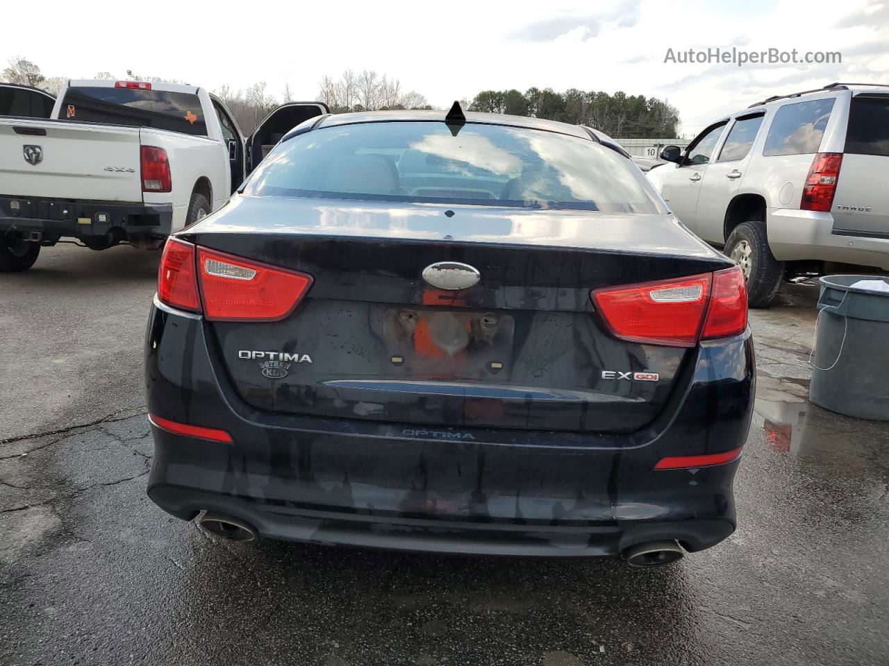 2014 Kia Optima Ex Black vin: 5XXGN4A72EG300275