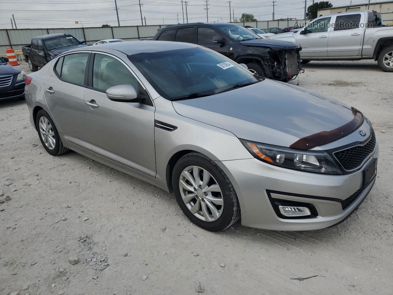 2014 Kia Optima Ex Silver vin: 5XXGN4A72EG311633