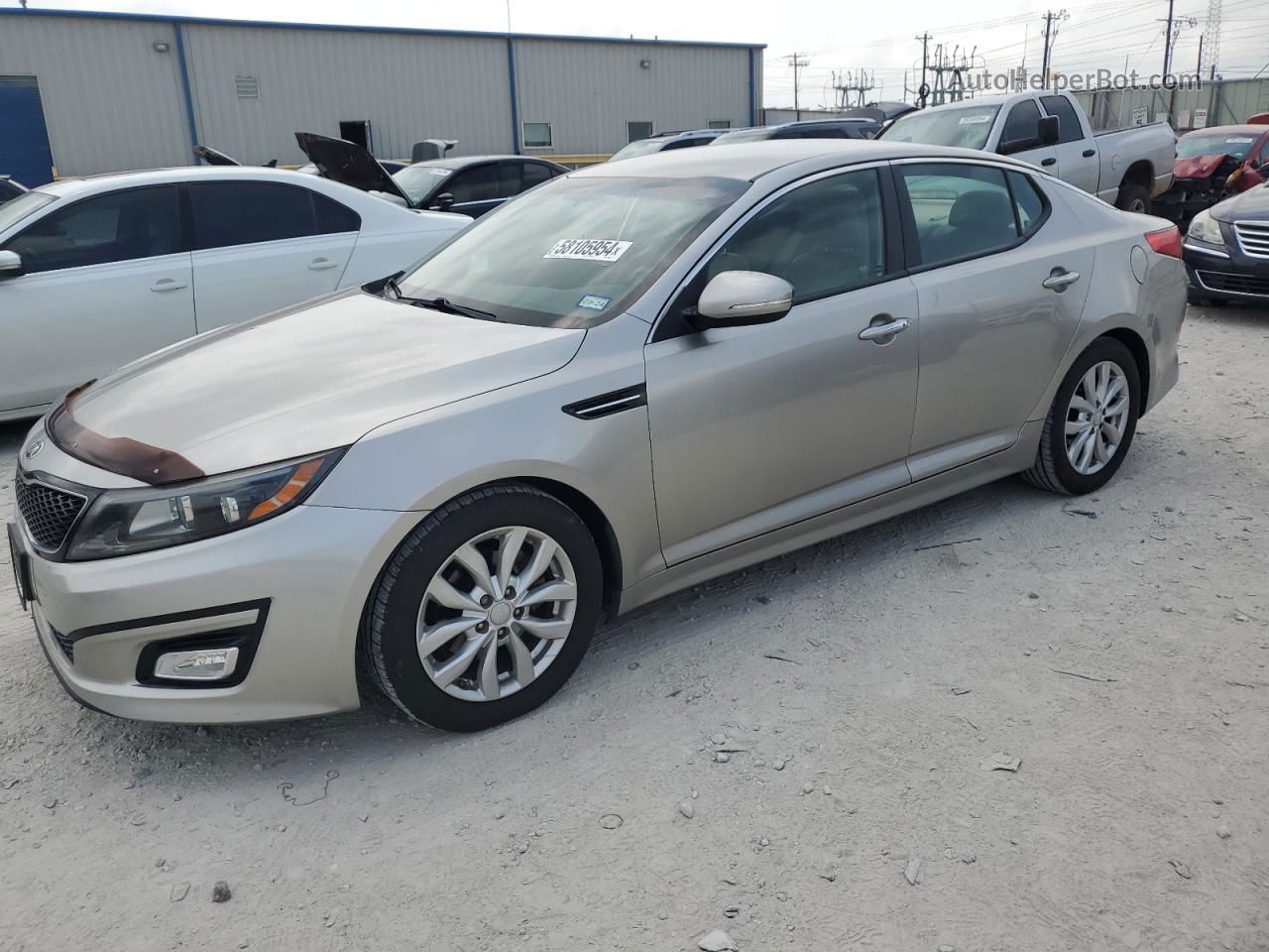 2014 Kia Optima Ex Silver vin: 5XXGN4A72EG311633