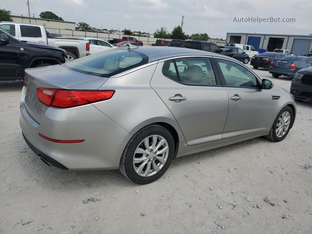 2014 Kia Optima Ex Silver vin: 5XXGN4A72EG311633