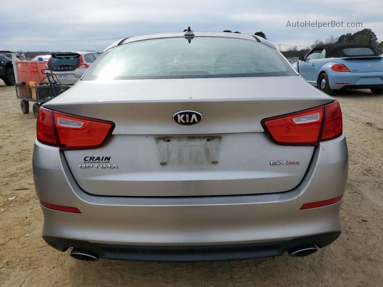 2014 Kia Optima Ex Silver vin: 5XXGN4A72EG328027