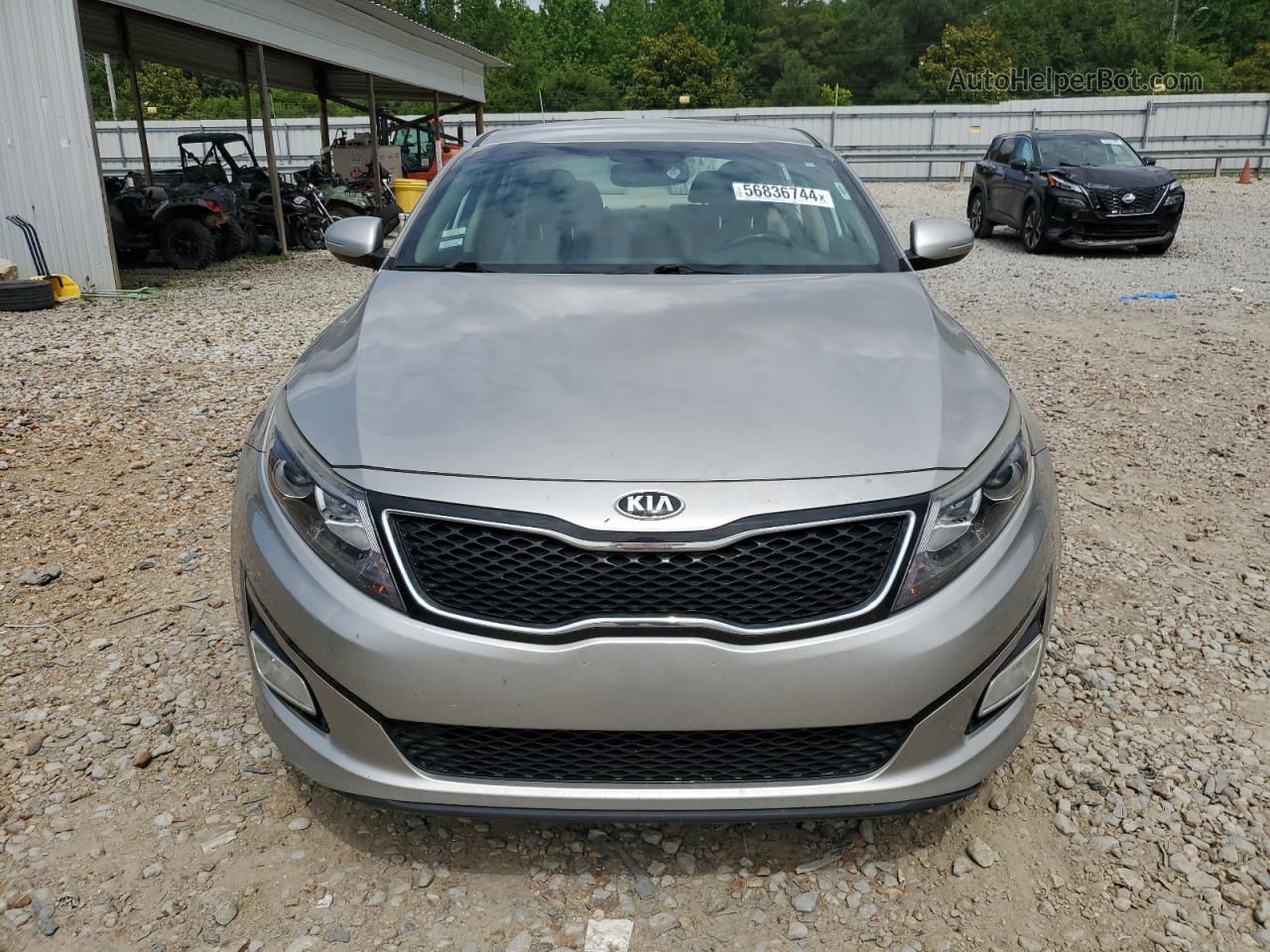 2014 Kia Optima Ex Silver vin: 5XXGN4A72EG336984