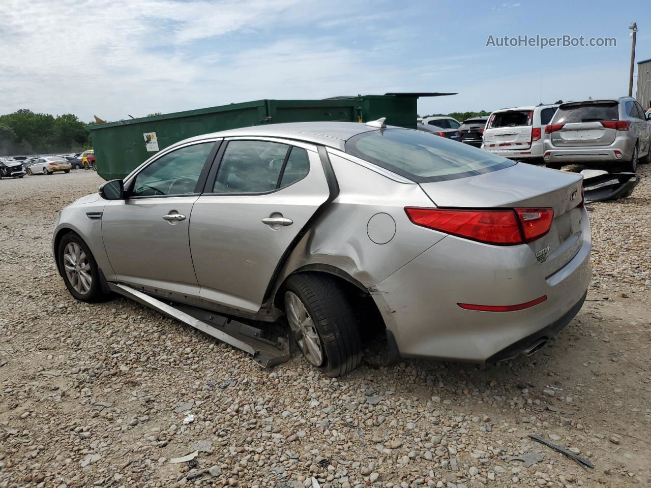 2014 Kia Optima Ex Серебряный vin: 5XXGN4A72EG336984