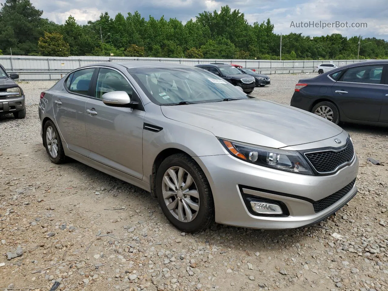 2014 Kia Optima Ex Серебряный vin: 5XXGN4A72EG336984