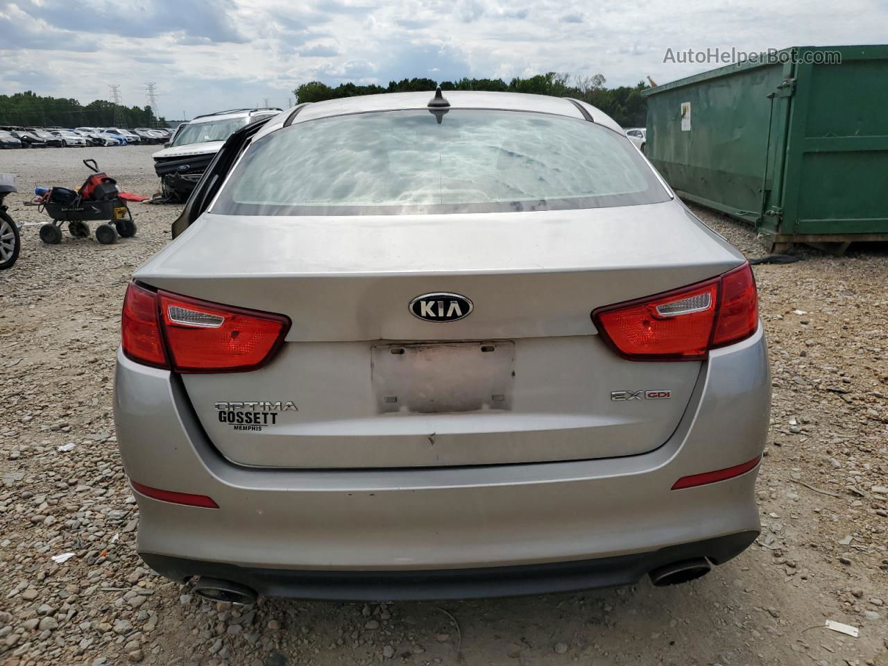 2014 Kia Optima Ex Silver vin: 5XXGN4A72EG336984