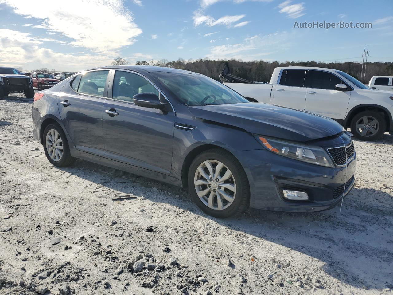 2015 Kia Optima Ex Blue vin: 5XXGN4A72FG413600