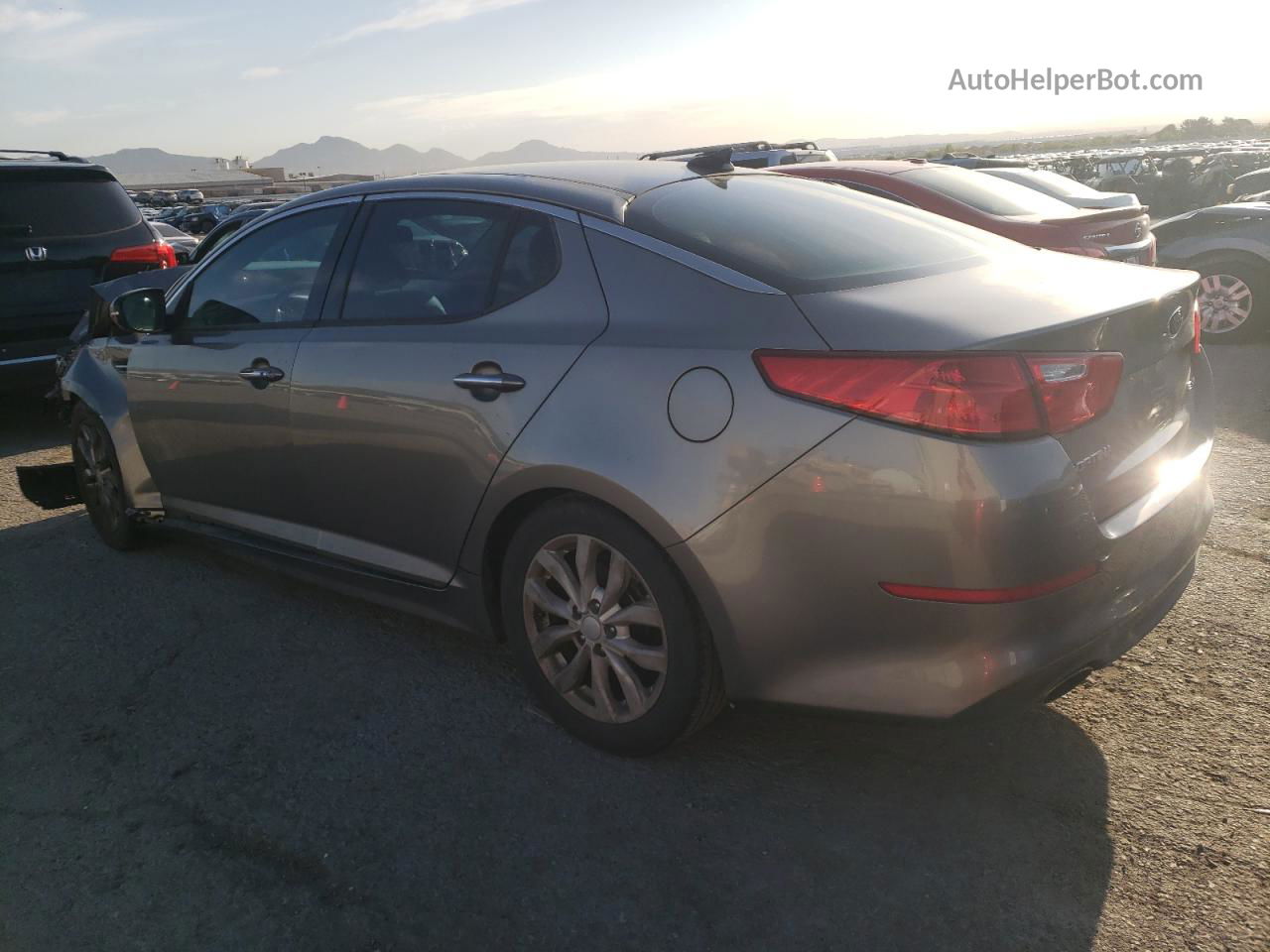 2015 Kia Optima Ex Gray vin: 5XXGN4A72FG419994