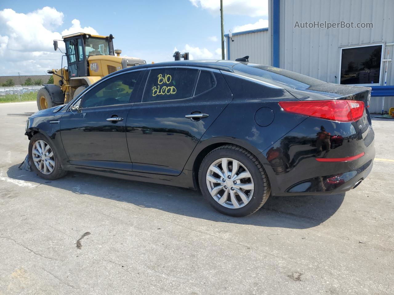 2015 Kia Optima Ex Черный vin: 5XXGN4A72FG425049