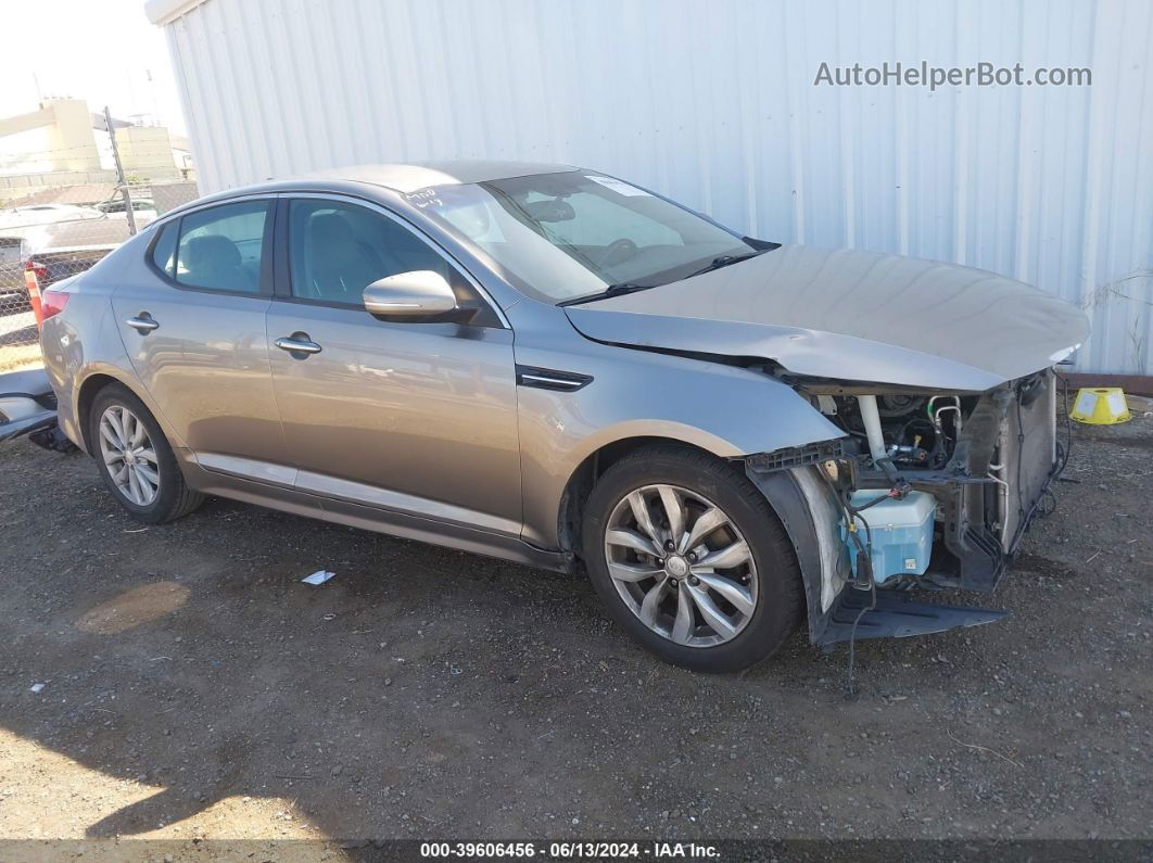 2015 Kia Optima Ex Серый vin: 5XXGN4A72FG468757