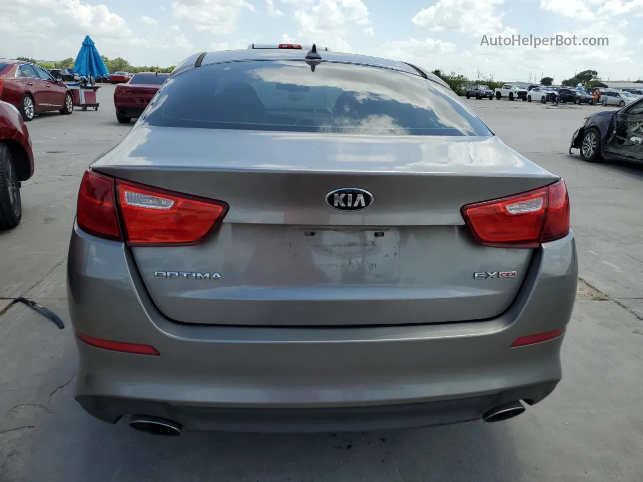 2015 Kia Optima Ex Tan vin: 5XXGN4A72FG491083